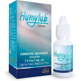 Gotas Oftálmicas Lubricantes con Hialuronato de Sodio y Condroitín Sulfato, Alivio Eficaz para Ojo Seco Leve a Moderado, Estabiliza Película Lagrimal, Frasco Gotero 15 ml