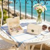 BAOPEND 2 Pcs Unfinished Wooden Treasure Box for DIY Crafts