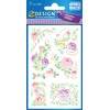 Avery Zweckform Flower Sticker, Rose Embossed 7MOTIVE Paper 6 Sheets,