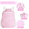 BAVELOE Drawstring Backpack with Wet Pocket & Shoe Compartment, Water-Resistant