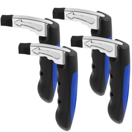 HGQiviut 4Pcs Car Door Handle for Elderly, Car Cane, Car Handle Assist for Elderly, 3 in 1 Multifunction Portable Vehicle Support Handle, Seat-Belt Cutter and Window Breaker (Blue)