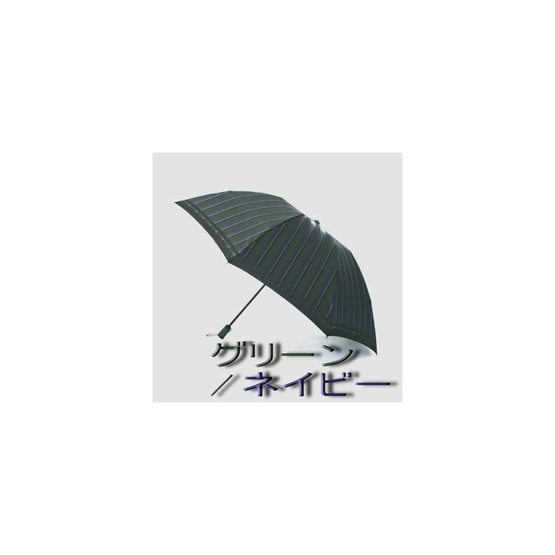 Makita Shoten 7193 Men's Folding Umbrella, Mini "Tie" (Thailand), Front