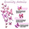 24 PCS 3D Butterfly Wall Sticker Decor, DIY Butterfly Decorations,