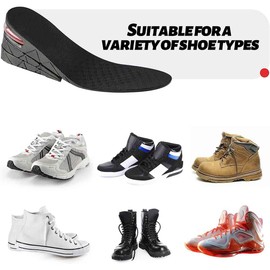 Height Increase Insoles 1-3 Layer 3cm-7cm Taller Shoes Insoles Heel Insert for Men and Women