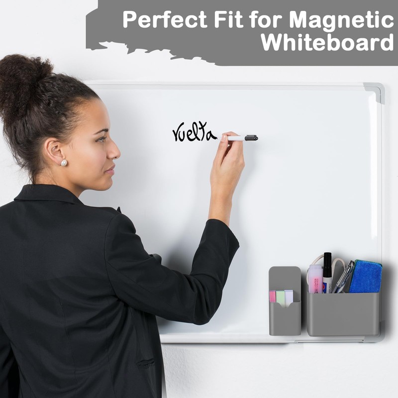KITANIS Magnetic Pen Holder,2 Pack Magnetic Dry Erase Marker Holder