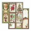 STAMPERIA INTL, KFT (3PL) Stamperia-Scrapbooking Pad-Double Face-Classic Christmas, Multicoloured, 15.24x15.26