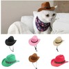 SLOTHCITY Cowboy Pet Hat Cosplay Cap for Dogs and Cats