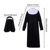 yeabwps Nun Costumes for Women - Nun Outfit with Headpiece