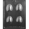 Grandmama's Goodies E484 3" 3D Egg Chocolate Candy Soap Mold