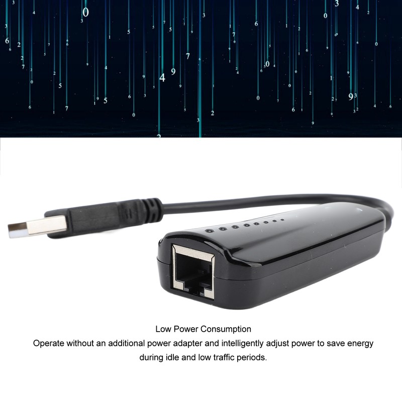 USB 2.0 Fast Ethernet LAN Adapter 10 100Mbps Plug and