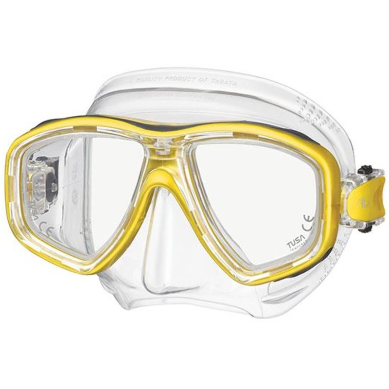 TUSA Freedom CEOS Small Volume Diving and Snorkel Mask, Orange