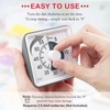 Secura 60-Minute Visual Timer, Timer for Kids, Classroom Timer, Countdown