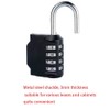 Zinc Alloy Combination Padlock, Waterproof Code Locker Heavy Duty Security