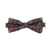 Venti Patterned Bow Tie, Medium red