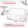 5x8 Index Card Holder, Clear Acrylic 5x8 Index Card Organizer