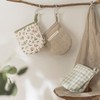 Decoview Comfort Vintage Mood Kitchen Gloves, Mint Check / 데코뷰