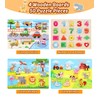 Set of 4 Wooden Puzzles - Toddler Toy from 2