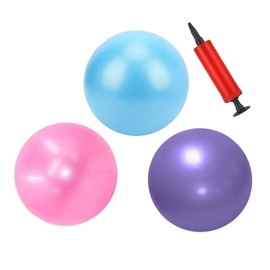 Changyeah 25 cm Pilates Ball Exercise Ball, Pack of 3 Exercise Balls, Extra Thick & Durable, Non-Slip & Super Light Soft Pilates Ball, Fitness Ball for Yoga, Home, Office