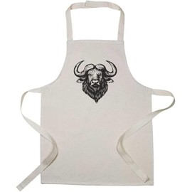 'African Buffalo Head' Kid’s Cooking Apron (AP00075670)