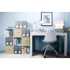 Gaylord Archival Blue/Grey Flip-Top Document Storage Box with Label Holder