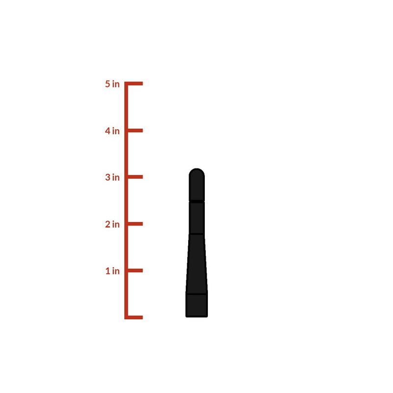 CravenSpeed Stubby Antenna Compatible with Chevy Avalanche 2007-2013 | 3.2