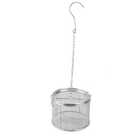 Filtro de Especias, Diseño de Malla de Alambre de Acero Inoxidable Colador de Bolas de té Condimentos de Sopa Filtro de Cesta de Separación para Cocina Doméstica(14 * 10cm)