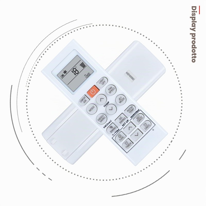 WKOLF Set di telecomandi di ricambio per condizionatori d'aria LG