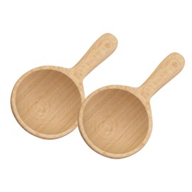 Rattan TOUGEI MUTE Coffee Measuring Spoon, 0.2 oz (5 g), Set of 2, Wooden Measuring Spoons