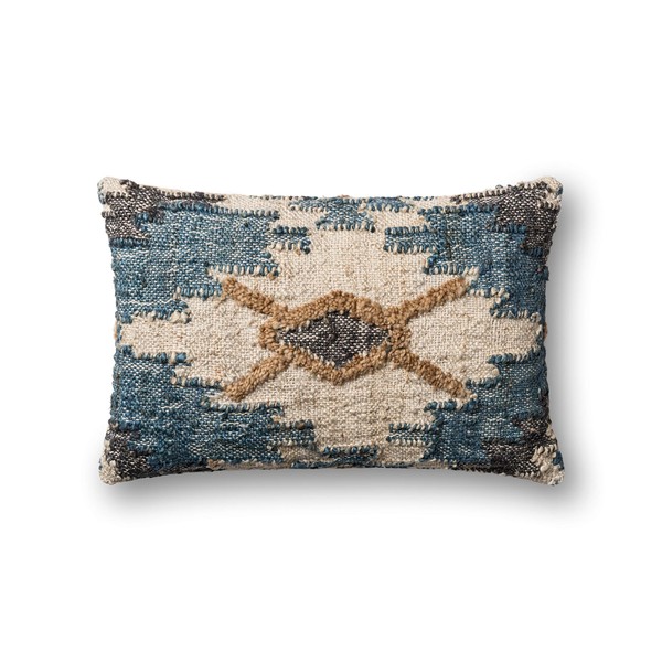Loloi P0558 Jute Wool and Cotton Cushion Cover 33 x