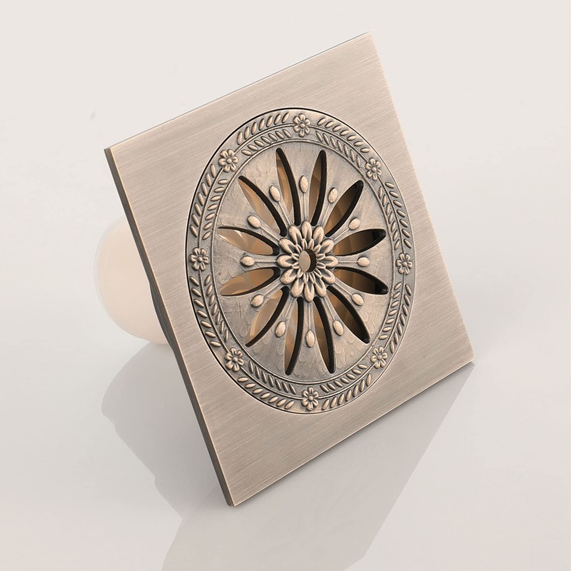 Square Shower Drain for Bathroom Tile Insert with Removable Quadrato