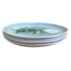 Sigrid Olsen Home Sea Turtle Melamine Dinner Plates, 11x10.5 inches,
