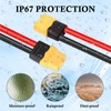 MOOKEERF 2PCS XT60 Extension Cable 10AWG 3FT XT60 to XT60