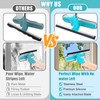 4 in 1 Window Cleaner Tool, Glass Cleaner Scraper, Window