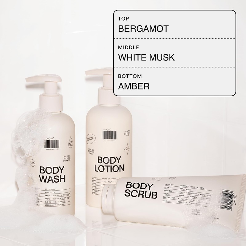 DedCool Body Wash Xtra Milk | Moisturizing Vegan Cleanser with