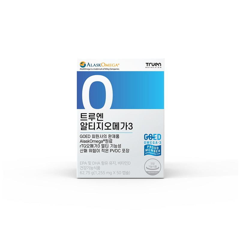 Trueen Truen Blue Alaska Omega 3 RTG Vitamin D 100