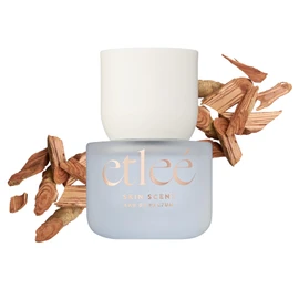 ETLEÉ Skin Scent Eau de Parfum 1.01oz, Woody Musky Long Lasting Perfume With Ambroxan & Cetalox, Layerable Luxury Fragrance for Women & Men for Everyday Wear, Clean Scents Made in Korea
