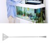 Aquarium Scraper Stainless Steel Multifunctional Long Handle Algae Scraper Glass