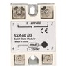 Solid State Relay Module, SSR-60DD 60A Input 3-32VDC Output 5-200VDC,
