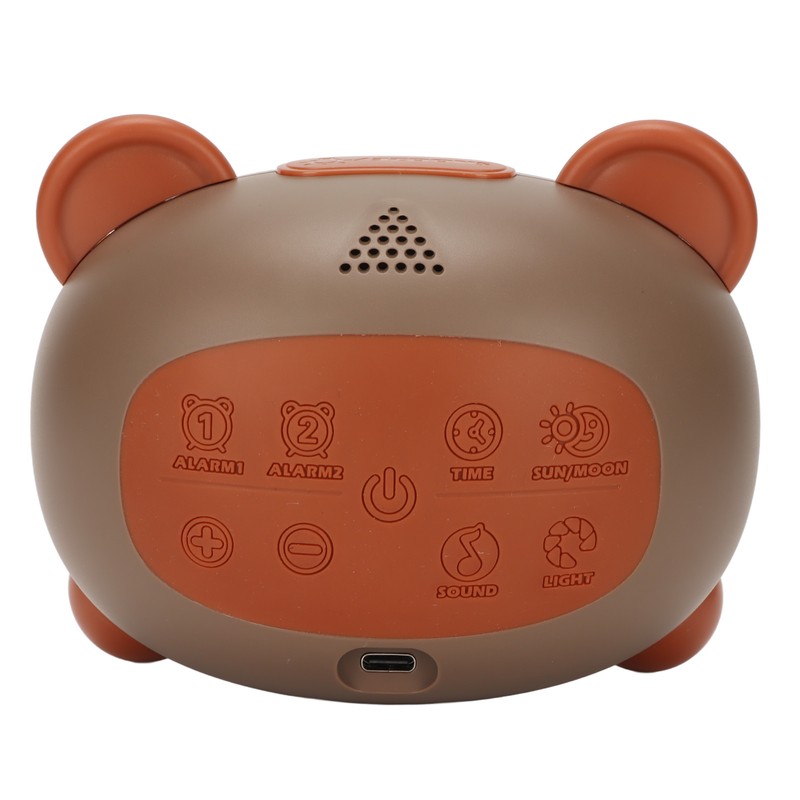 Kids Wake Clock Cartoon Kids Sleep Training Clock with Night