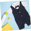 FOMIYES Boy Short Sleeve Romper: Baby Clothes Newborn Summer Gentleman