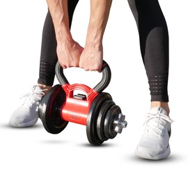 RPM Power Kettlebell Handle Portable Weight Grip for Home Workout Weightlifting Bodybuilding | Dumbbell Clamp