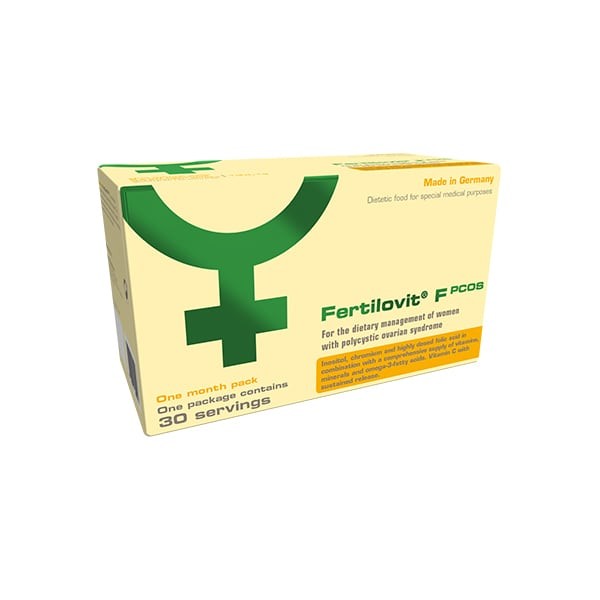Ferticeutics Fertilovit F PCOS 30 caps, 30 softgels & 30 sachets