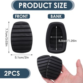 2 PCS Car Clutch Brake Pedal Rubber Pad Covers for Renault Clio MeganeVauxhall Kangoo Opel Laguna Modus Vivaro for Nissan Primastar Espace Trafic 7700416724 4653100QAC 91159860 Automobile Accessories