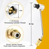 6FT Propane Adapter Hose with Stove Pressure Regulator