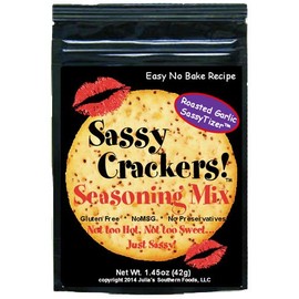 Sassy Crackers Seasoning Mix Roasted Garlic