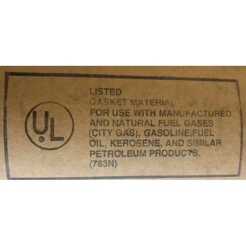 FIBREFLEX 1 Roll Gasket Material Width=18", length-36", Thickness-1/32