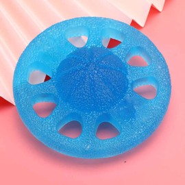 Empuñadura de Mano Fortalecedor de Ejercicios para Dedos Material de Silicona, Fuerza Primaria-secundaria Azul, Mejora la Flexibilidad de los Dedos, Pequeño Portátil Ligero,