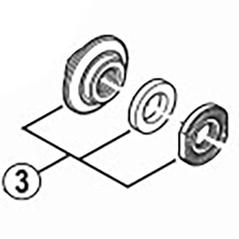 シマノ (SHIMANO) リペアパーツ ロックナットユニット WH-RS100-CL-F HB-4600 Y2TA98030