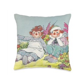 Raggedy Ann & Andy (1928) Throw Pillow