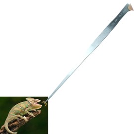 Extra Long Tweezers, Aquascape Tools, 18.9 inch Fecsam Aquarium Stainless Steel Large Feeding Tongs for Fish Tank, Terrarium，Aquascaping, Reptile Snake (Straight)